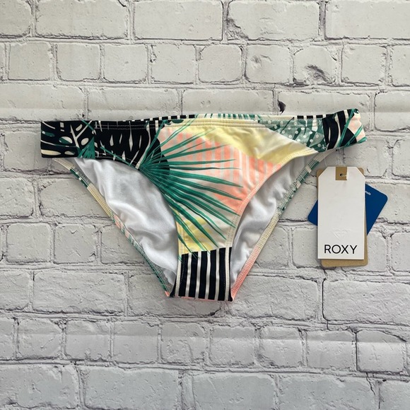 [Roxy] NWT beach classics regular bikini bottom size small - Picture 1 of 6